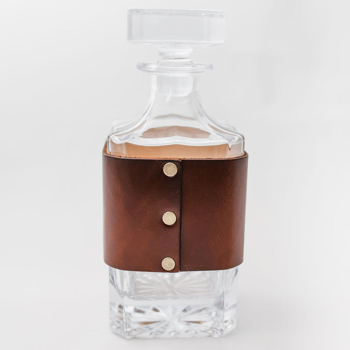 Executive Leather Decanter - Texas A&M
