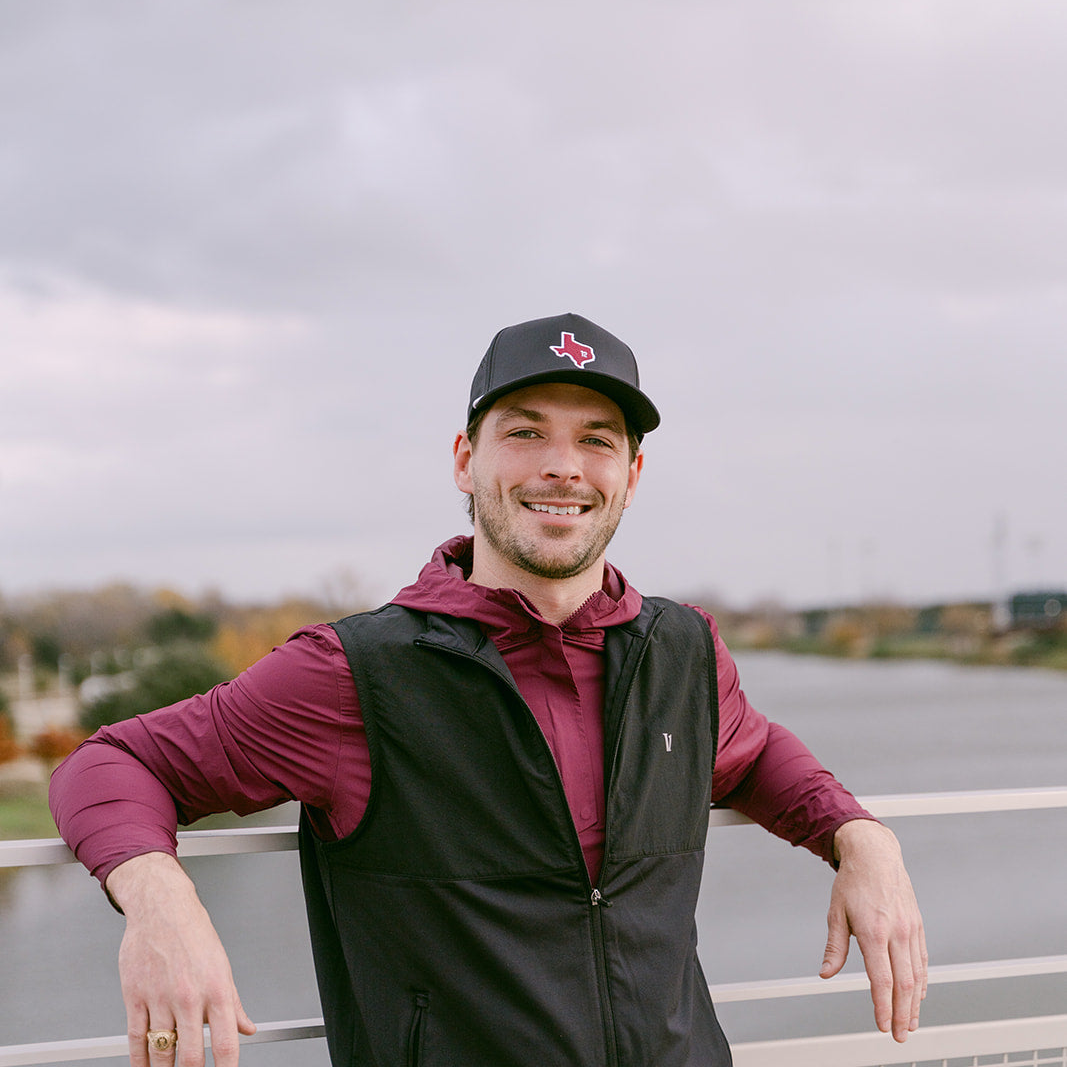 Texas A&M Performance Rope Hat - Black