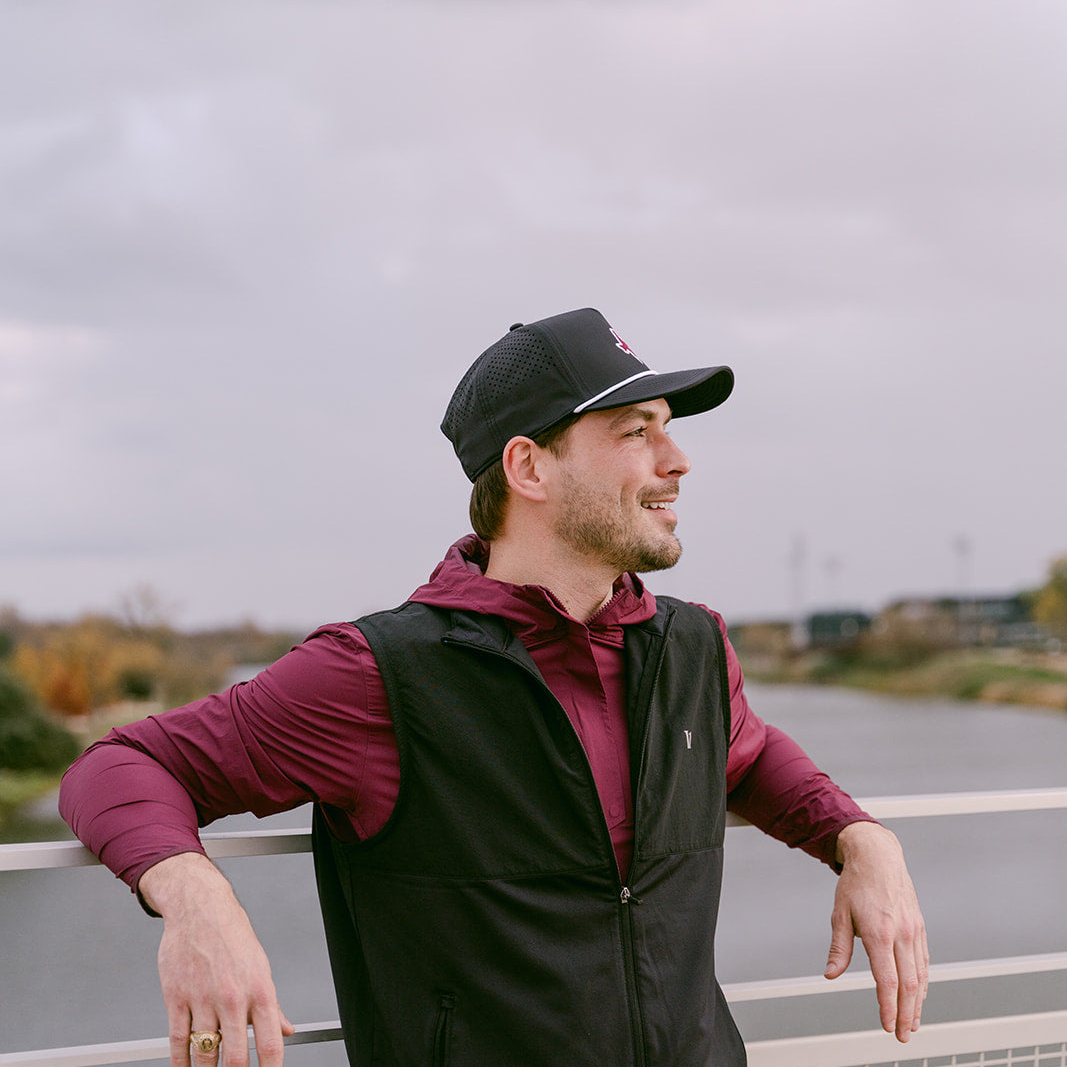 Texas A&M Performance Rope Hat - Black