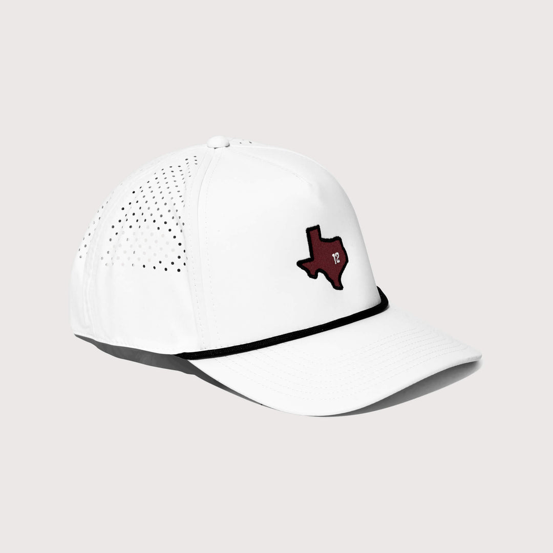 Texas A&amp;M Performance Rope Hat - White