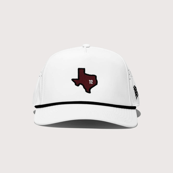 Texas A&amp;M Performance Rope Hat - White