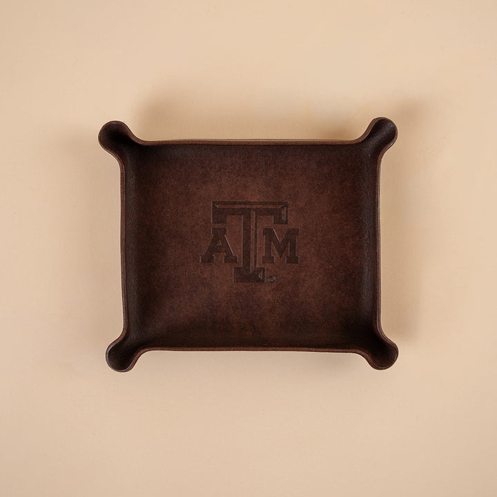 Texas A&amp;M Small Valet Tray - Brown