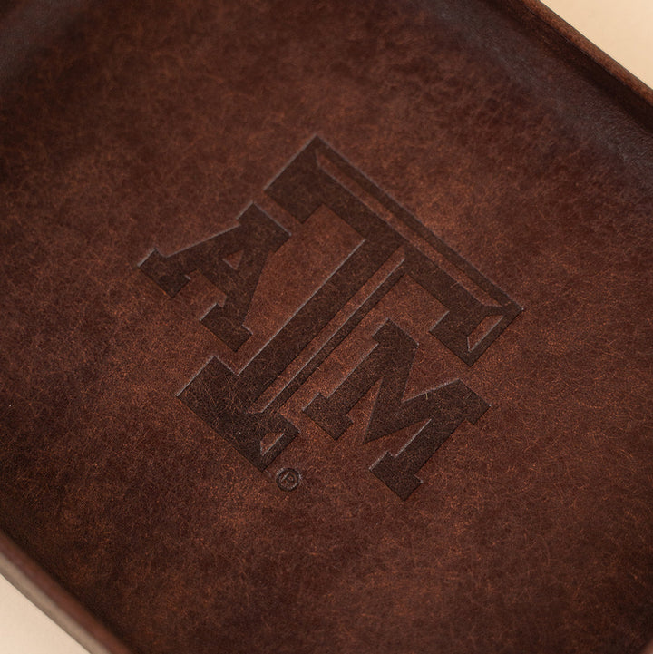 Texas A&amp;M Small Valet Tray - Brown