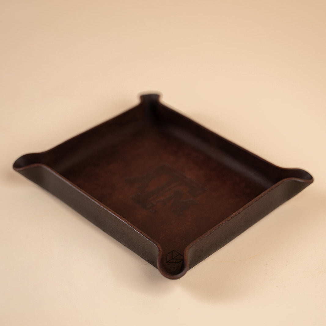 Texas A&amp;M Small Valet Tray - Brown