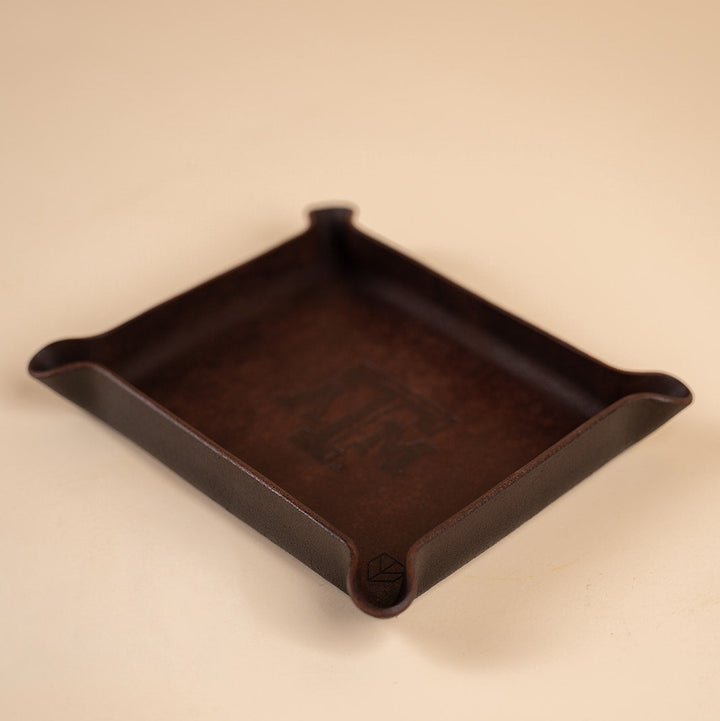 Texas A&amp;M Small Valet Tray - Brown