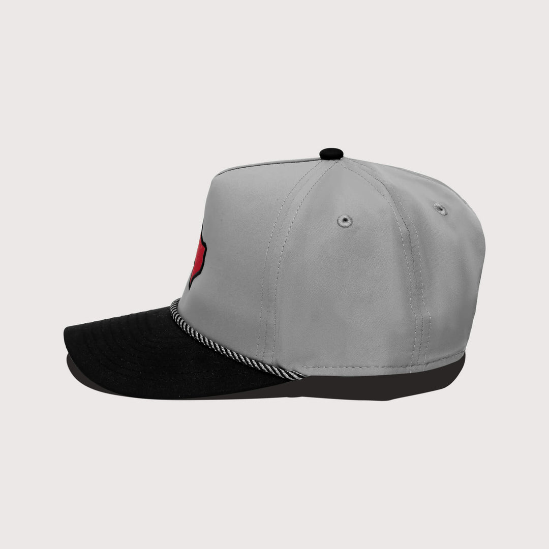 Texas Tech Rope Hat - Gray