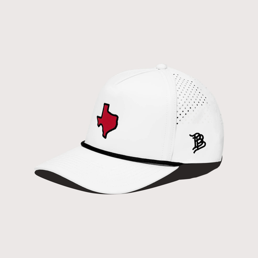 Texas Tech Performance Rope Hat - White