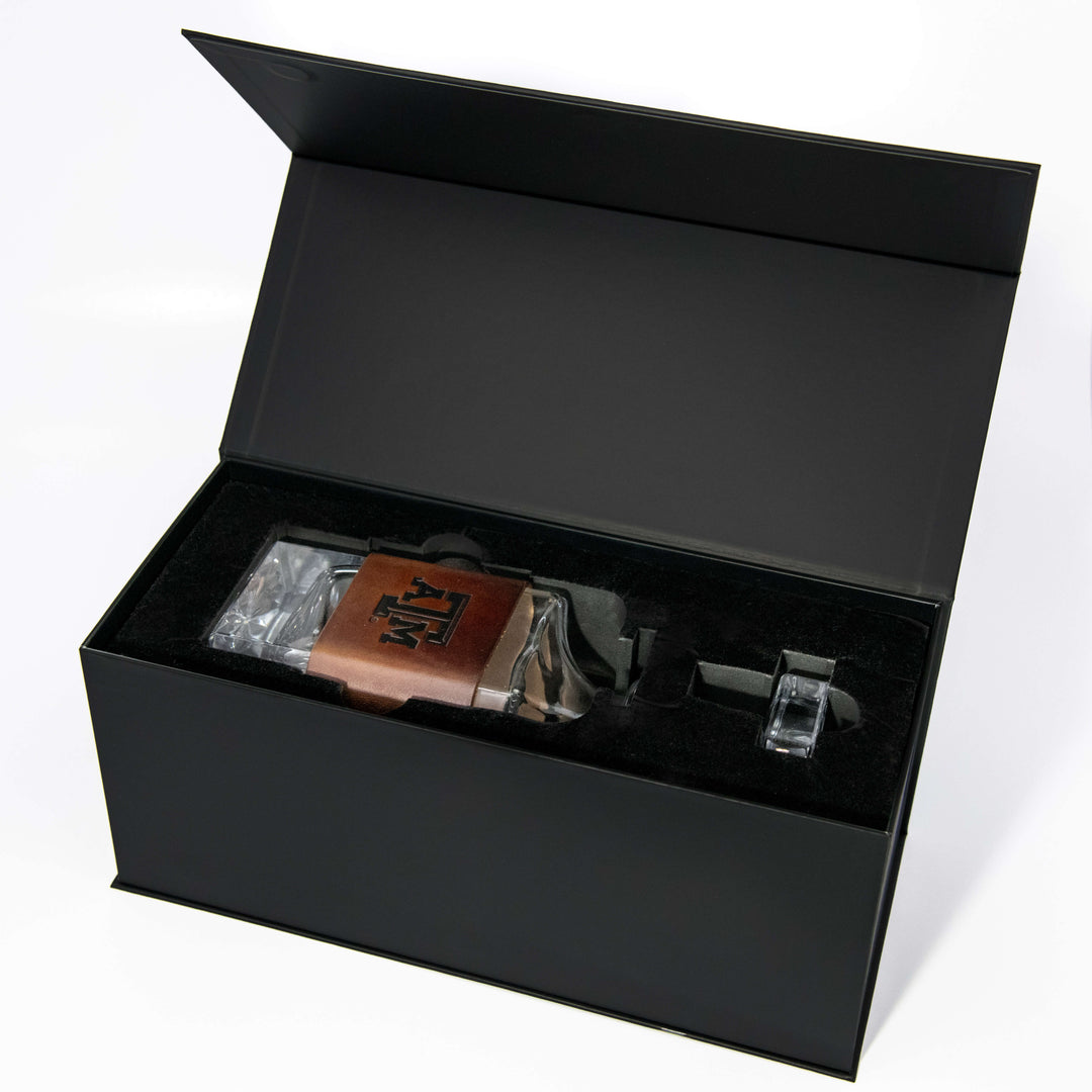 Executive Leather Decanter - Texas A&M