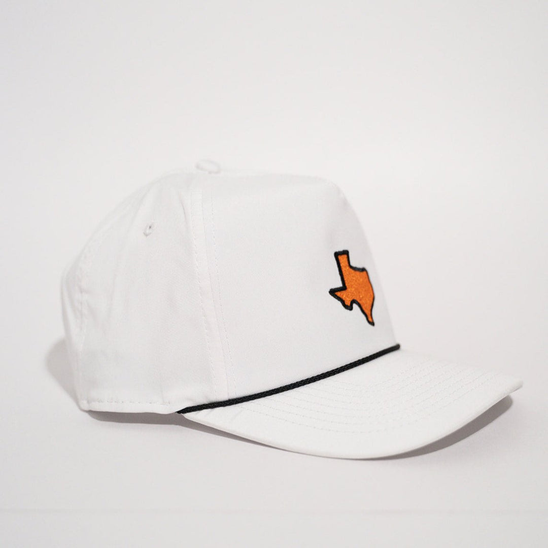 Burnt Orange & White Texas Rope Hat