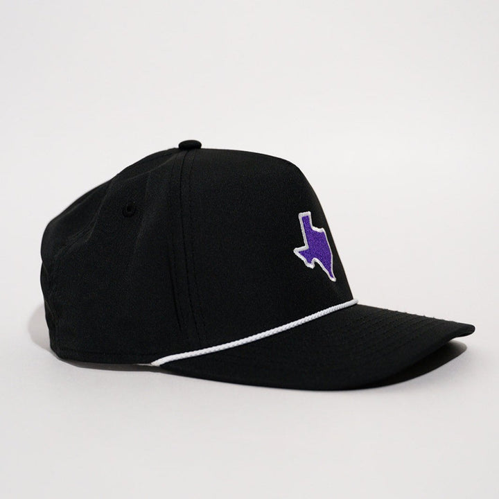 Purple & Black Texas Rope Hat